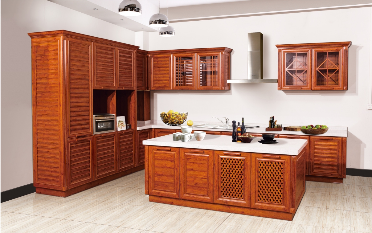 全鋁櫥柜-10（風(fēng)格：中式；顏色：金橡）