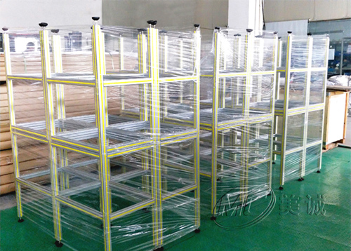 組裝鋁型材架子的型材，影響其承重