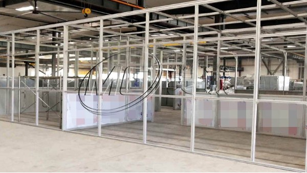 鋁型材車(chē)間隔斷